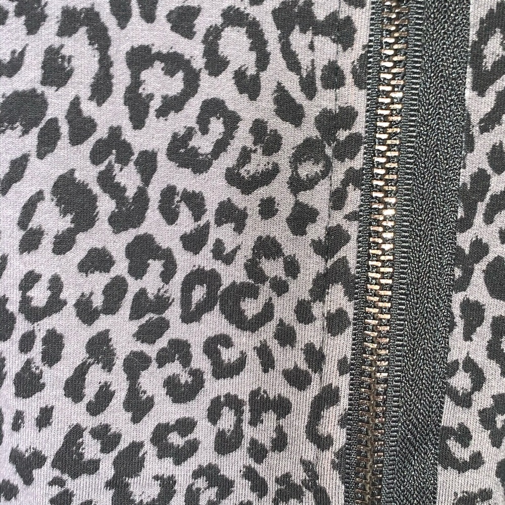 Leopard Print Moto Jacket - Picture 2 of 5